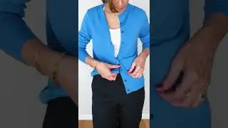 Zu lange Strickjacke retten