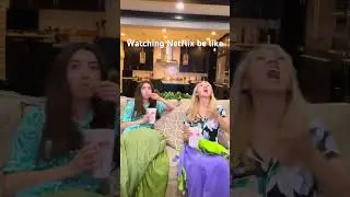 Watching Netflix be like @wendycook4 #shorts #netflix #comedy