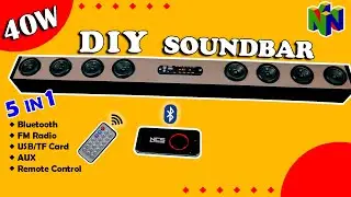 DIY Sound Bar - Bluetooth | 5 in 1 | Powerful Output with Bass | Creative NKS | 2022
