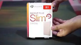 Seagate Backup Plus Slim | External Hard Drive | 2TB | Unboxing