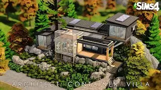 Architect Container Villa | No CC | Furnished ~ 4 beds & 2 bath | Speedbuild | Les Sims 4
