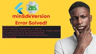 Flutter Build FAILED: Fix “minSdkVersion() Expected” Error in build.gradle.kts | Kotlin DSL Fix 2025