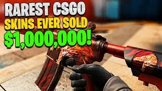 The RAREST CS:GO SKINS EVER Sold ($1,000,000+)