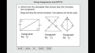 ThatQuiz Using Congruence and CPCTC