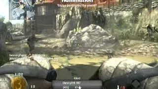 Cool tomahawk kill on Black Ops