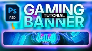 [FREE] - Gaming Banner TIMELAPSE - Photoshop Tutorial From Scratch