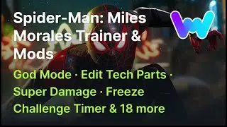 Spider-Man: Miles Morales Trainer +22 Mods (God Mode, Easy Benchmarks, Stealth Mode, & 19 More)