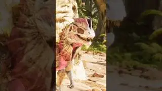 эдит с дилофозавром из ARK SURVIVAL EVOLVED ASCENDED 2024 PS5 GAMEPLAY #shorts #edit #viral #арк