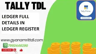 Ledger Full details In ledger Register Tally TDL
