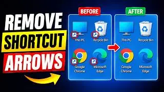 How To Remove Arrows From Desktop Shortcut Icons Windows 10/11