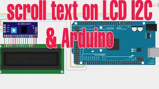 scroll text on lcd I2C & Arduino