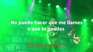 3 Nights by New Rules. Traducción en español