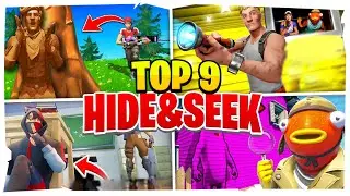 🔍 best 9 HIDE and SEEK fortnite maps 2023 - hide and seek fortnite code 👀