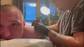 Тату на спине