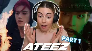 ATEEZ k-pop reaction (bouncy, guerrilla, wonderland, halazia)