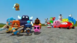 3D MEMES NEXTBOT VS CLASH OF CLANS MINI UPDATE 2 IN Garry's Mod