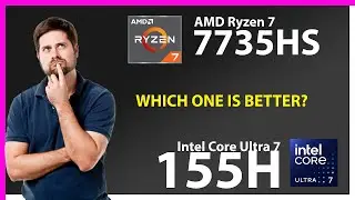 AMD Ryzen 7 7735HS vs INTEL Core Ultra 7 155H Technical Comparison
