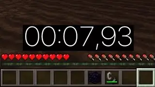 Entering The Nether in 8 Seconds - New MCPE Record
