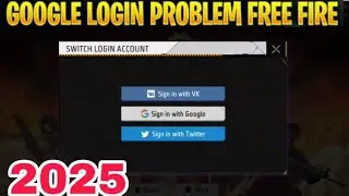 login failed please try logging out first free fire google account 2025 | free fire login problem