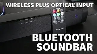 Samesay Bluetooth Soundbar – 29 Inch Soundbar with Remote Control and Optical Input