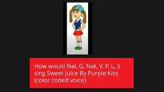 How would Nal, G, Nat, V, P, L, S sing Sweet Juice By Purple Kiss  (Color coded voice)