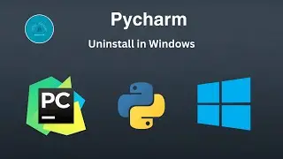 Uninstall Pycharm in Windows | How to uninstall Pycharm in Windows | Whizmaster