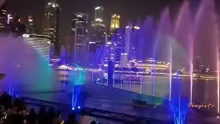 Water jet show in bayfront || 3 May 2023