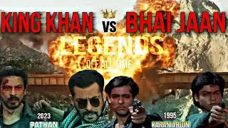 'SRK vs Salman Khan🔥😈'|Two Legends in one frame🦁||Pathan||KisiKaBhaiKisiKiJaan||SA_EDITS|