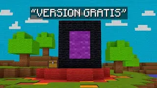 ME PASÉ la VERSIÓN GRATIS de MINECRAFT