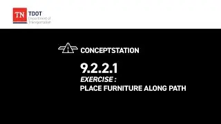 Conceptstation 9.2.2.1 Exercise: Ploace Furniture Along Path