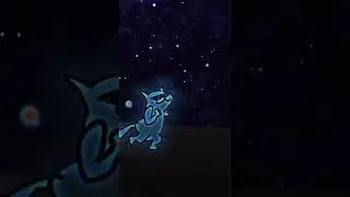 кот флексит на фоне космоса