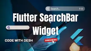 🔍 Flutter SearchBar Widget | Real-Time List Filtering (Material 3 UI) | Code with Desh