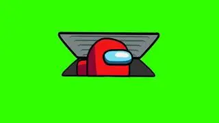 Imposter Looking Around From The Vent ( Among Us ) - Green Screen || By Green Screen Tutorial