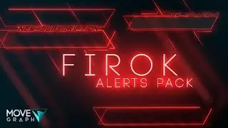 💯 Animated Alerts Notification with Sound for Twitch • RED pack