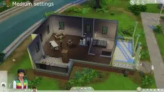 Sims 4 on AMD Radeon HD 7570M -  FPS Test (Low & Medium Settings)