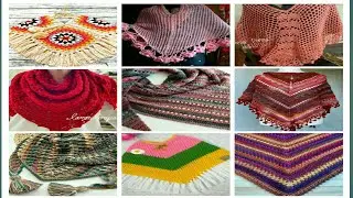 Crochet shawl design by latest trends
