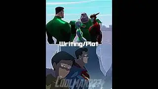 Green Lantern The Animated Series Vs My Adventures With Superman #shorts #edit #dc