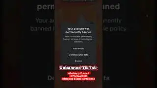TikTok Permanently suspended TikTok account unsuspend Kaisa Kara 