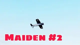 Maiden Flight #2 Of My E-flite F4U-4 Corsair 1.2m!