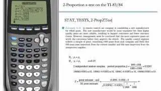 2-Proportion Z-Test (Hypothesis Testing) (TI-83 & TI-84)