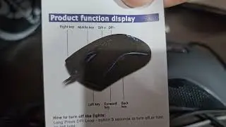 Игровая мышь HXSG A869 с Aliexpress |  Мышь за 6$