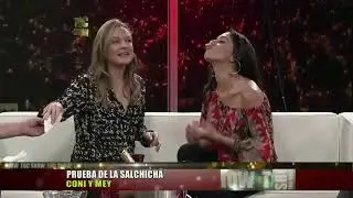 A well-known Cuban TV Show Host, Mey Santamaria, playing card kissing game with another lady_qvgHqk