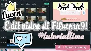 Aplikasi Edit Video Untuk Pemula di Filmora9!! Mudah!