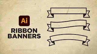 How to Create Ribbon Banners in Illustrator — How to Use Adobe Illustrator (Part 8)