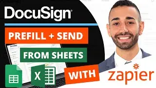 Use Google Sheets to Send DocuSign Envelopes WITHOUT DATA ENTRY - Using Zapier