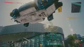 You can enter this MILITECH aircraft in Cyberpunk 2077