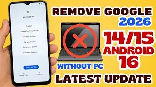 NEW METHOD WITHOUT PC 2026 - Remove Google account Honor Frp Bypass ANDROID 16 - 15 - 14