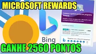 GANHE 2560 PONTOS NO MICROSOFT REWARDS - NOVA TAREFA QUEBRA-CABEÇA DO REWARDS NO BING