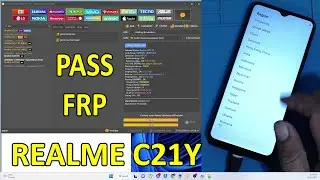 REALME C21Y RMX3262 PASS & FRP BYPASS  via Unlocktool