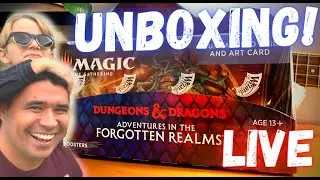 Opening new Magic the Gathering: Adventures in the Forgotten realms boosters!